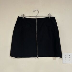 Athleta Black Stellar Full Zip Skort Skirt Women's Size M